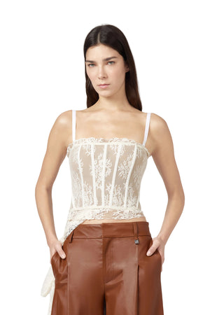 Lace Bustier Top