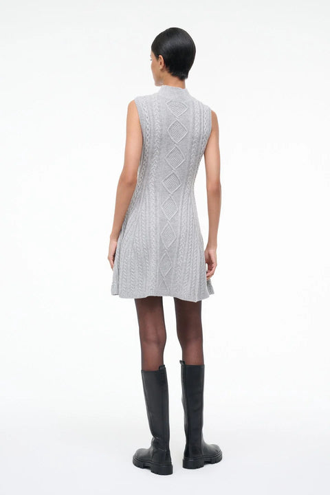 Charade Sweater Dress Heather Grey