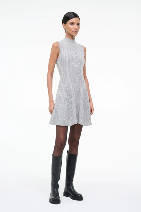 Charade Sweater Dress Heather Grey