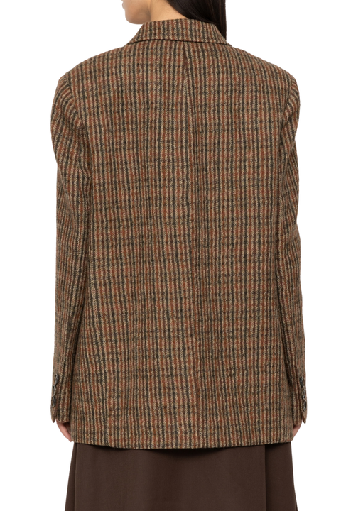 Julia Plid Wool Blazer