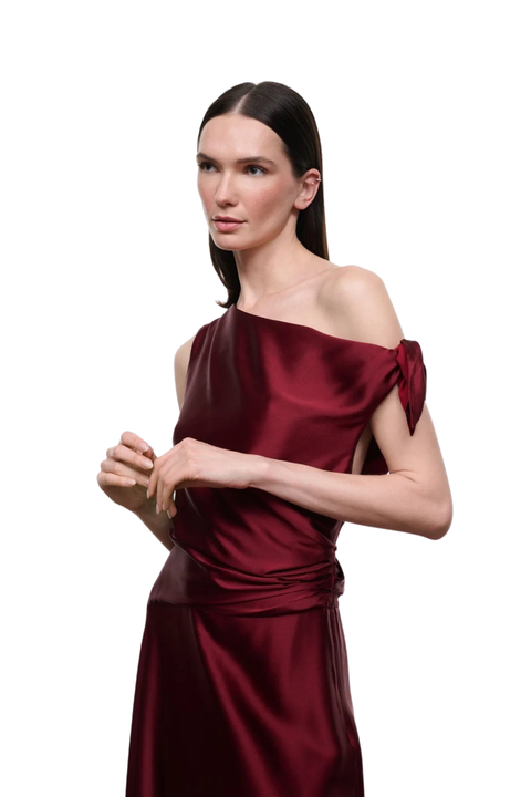 Portia Silk Dress Carmino