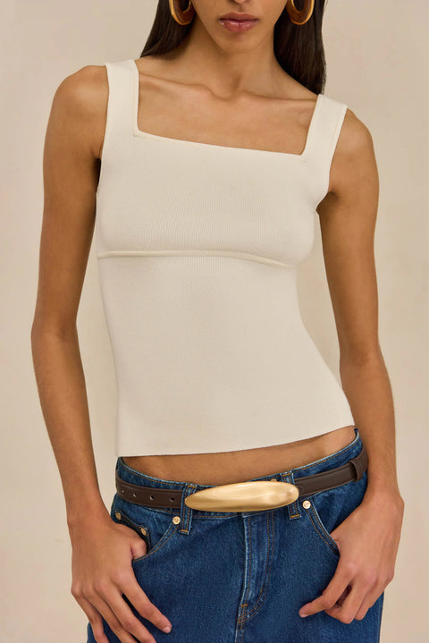 Levi Top Off White