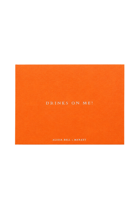 "Drinks On Me" Greeting Card