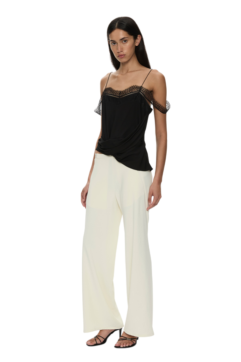 Bias Crepe Trouser