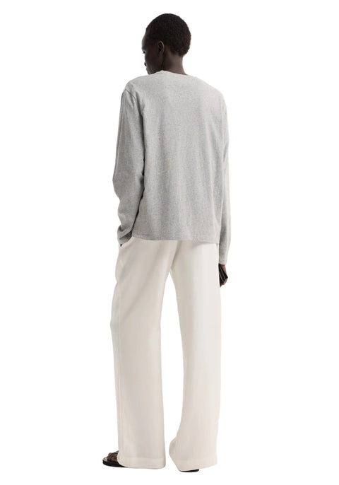 Slub Melange Jersey Long Sleeve