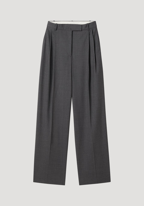 High-Waist Tailored Trousers