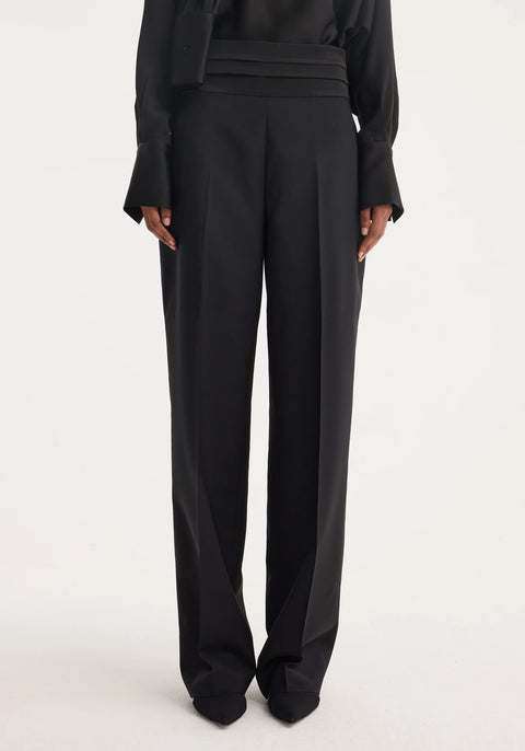 Satin Cumberband Trouser