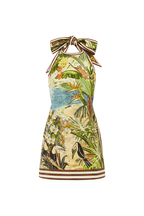 Toucan Tango Halter Mini Dress