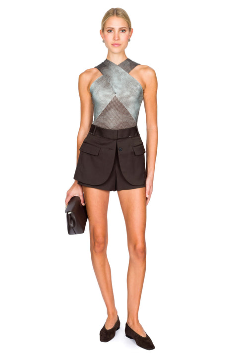 Tailored Jacket Front Shorts