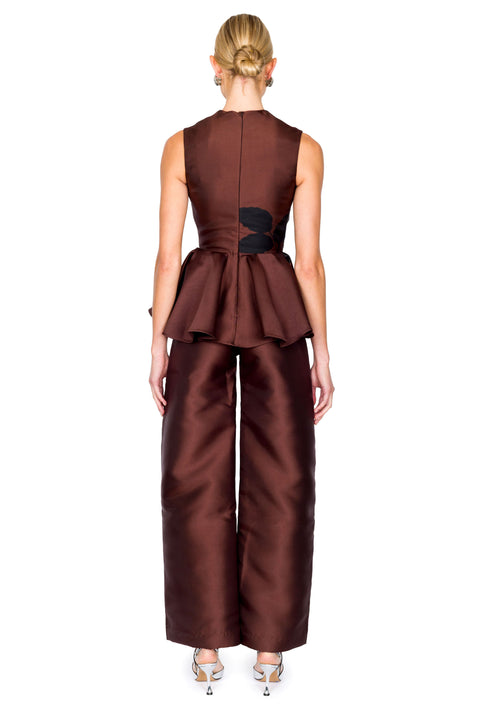Heavy Satin Boyfriend Style Trousers