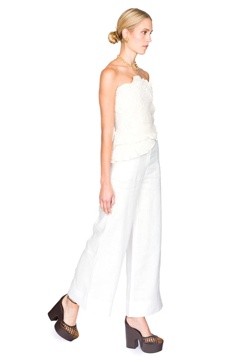 Las Olas Pleated Top