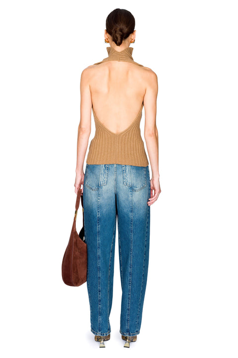 Draped Sleeveless Top