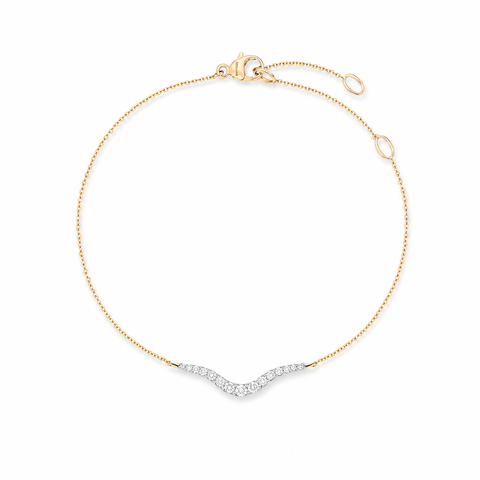 Petit Radiant Chain Diamond Bracelet