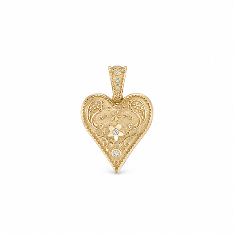 Medium Southwestern Heart Charm