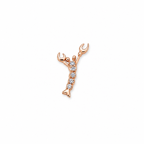 Diamond Lobster Charm