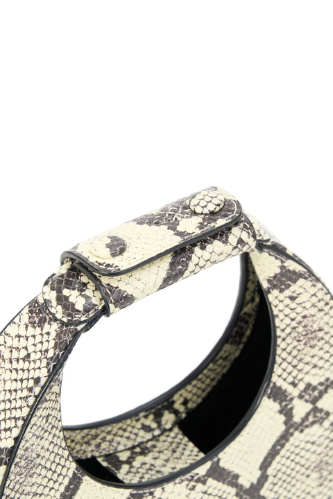 Snakeskin-patterned headband on a white background