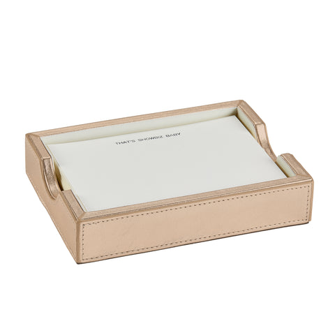 " That's Show Biz Baby" Gold Memo Tray