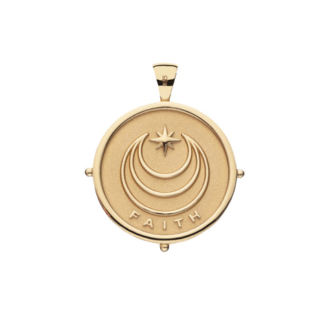 Faith Small Pendant Coin