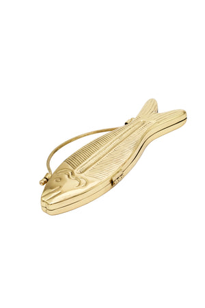 Gold Fishy Clutch