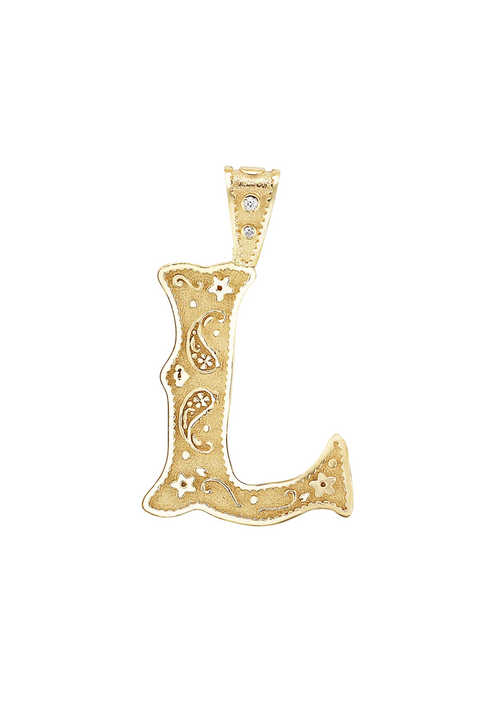 Large Southwestern Initial Charm, "L"