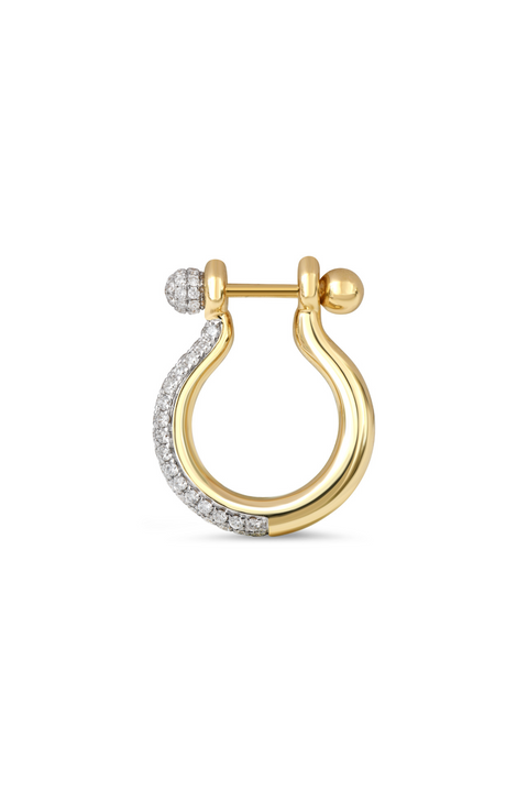 Ball Hoop Earring