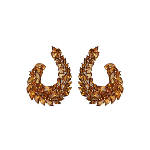Citrine Swoop Earrings