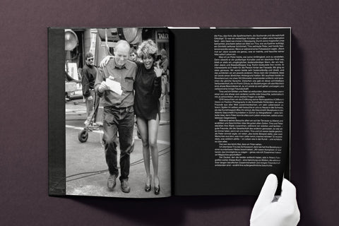 Inside page of the coffee table book "Tina Turner by Peter Lindbergh"