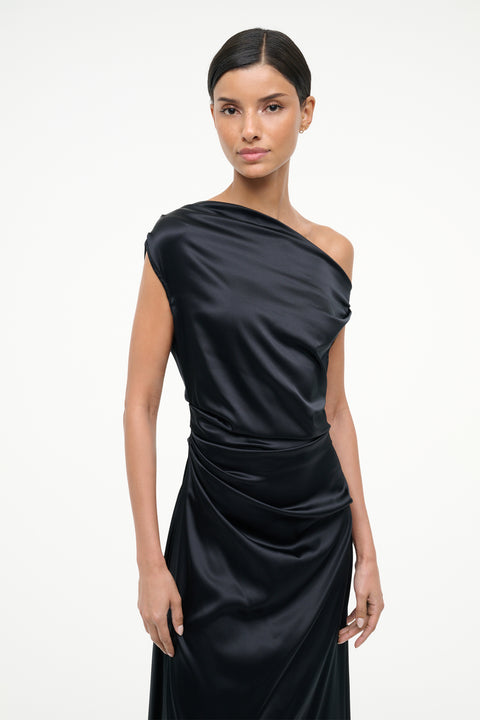 Phare Silk Dress Black