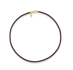 Scuba Brown Leather Cord