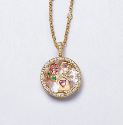 Heritage Pavé Round Locket