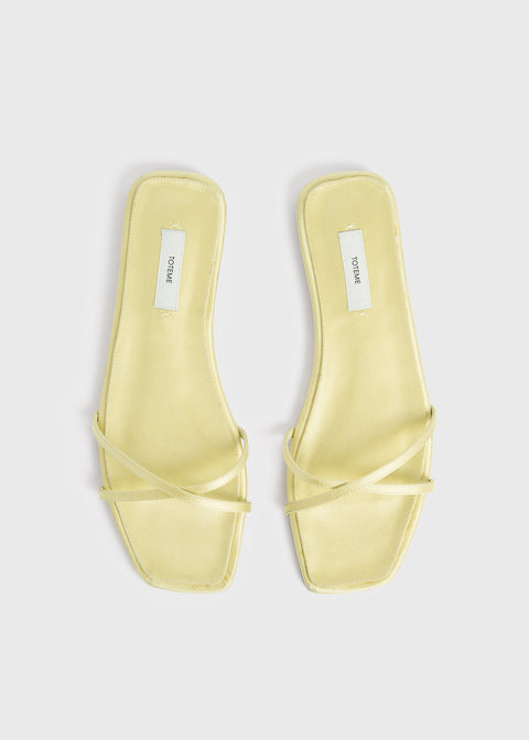 Satin Crossover Slides