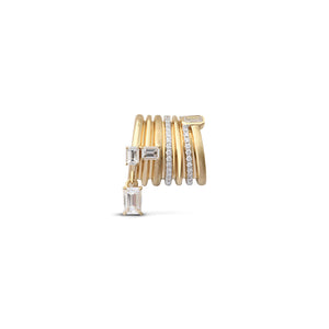 Tourbillon Earring Emerald Cut