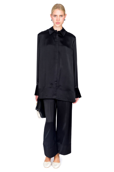 Satin Drawstring Trouser