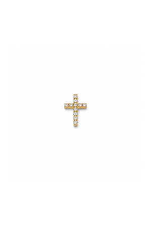 Diamond Cross Charm
