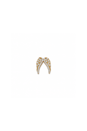 Diamond Angel Wings Charm