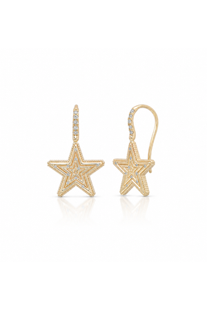 Diamond Star Power Earrings