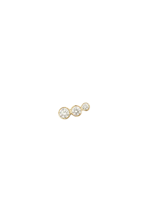 Croissant Trois Right Earring