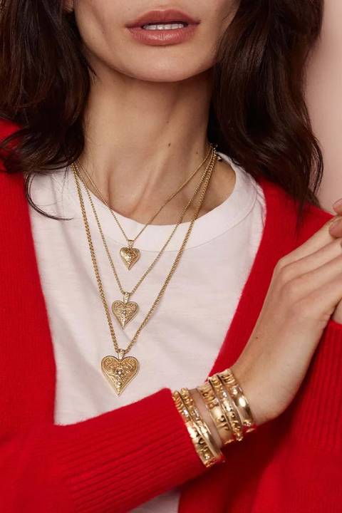 Small Southwestern Heart Charm