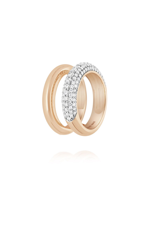 Double Dome U Ring
