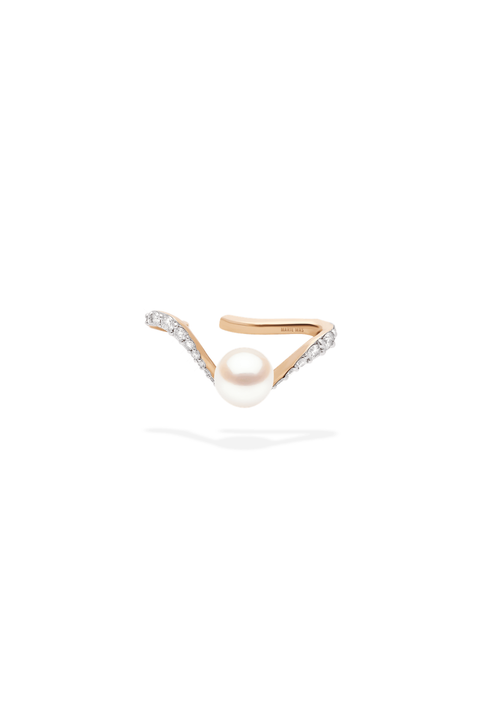Diamond & Pearl Comet Ear Jewel