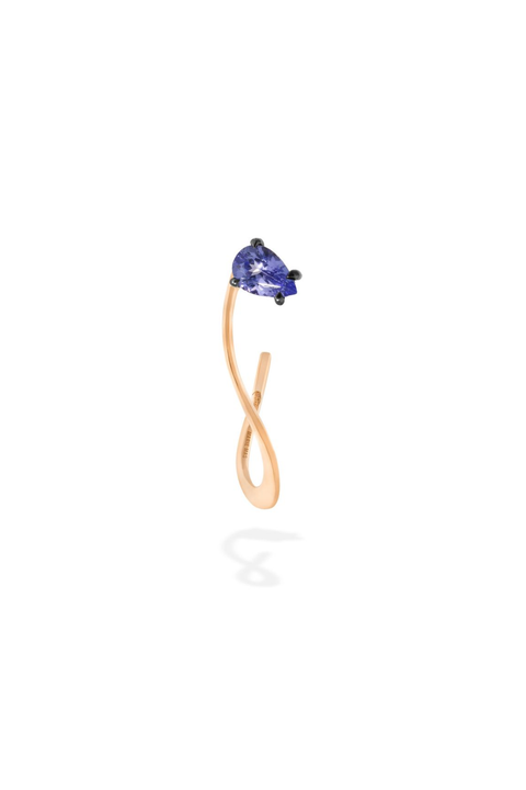 Tanzanite Single Nova Ear Jewel