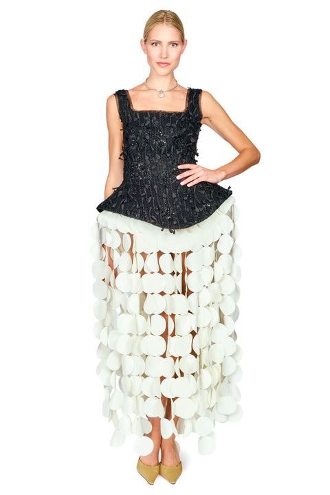 Basque Ballerina Embellished Top