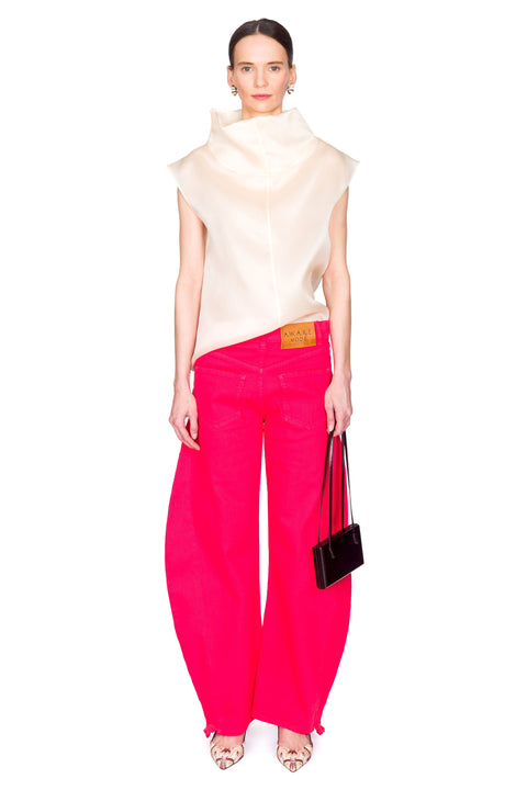 Mirror Jeans With Side Inserts