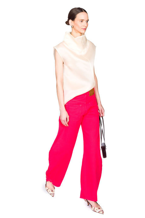 Mirror Jeans With Side Inserts