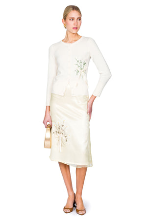 Gladys Daisy Embroidered Floral Cardigan