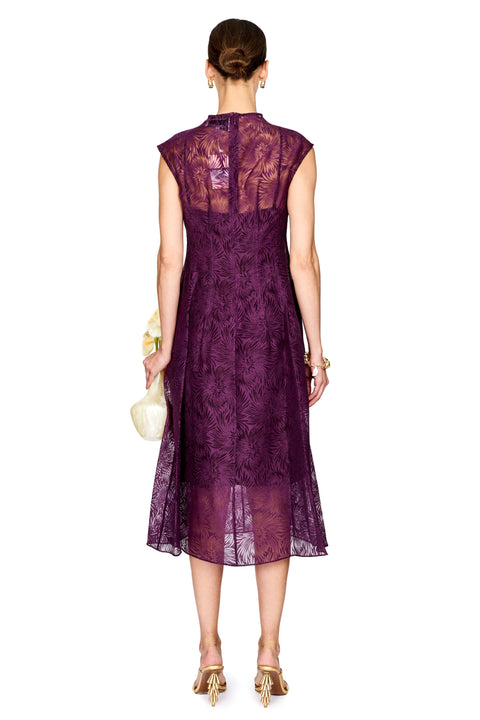 Organza Coupe Midi Dress