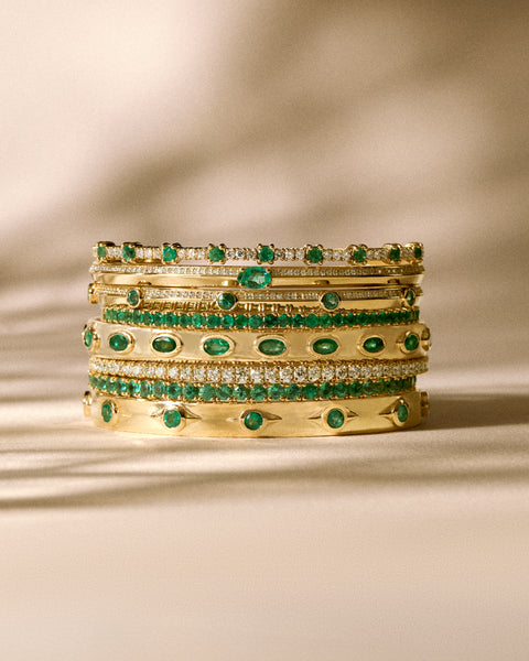 Flexible Emerald Bracelet