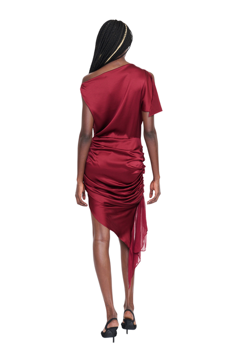 Athena Silk Dress Carmino