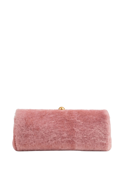 Ellon Shearling Clutch