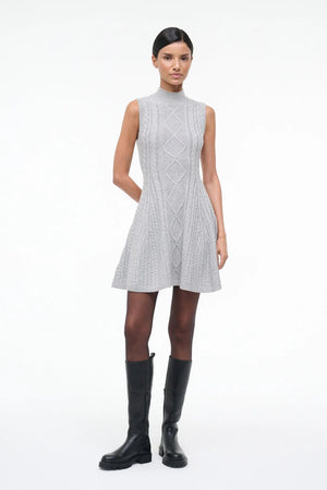 Charade Sweater Dress Heather Grey